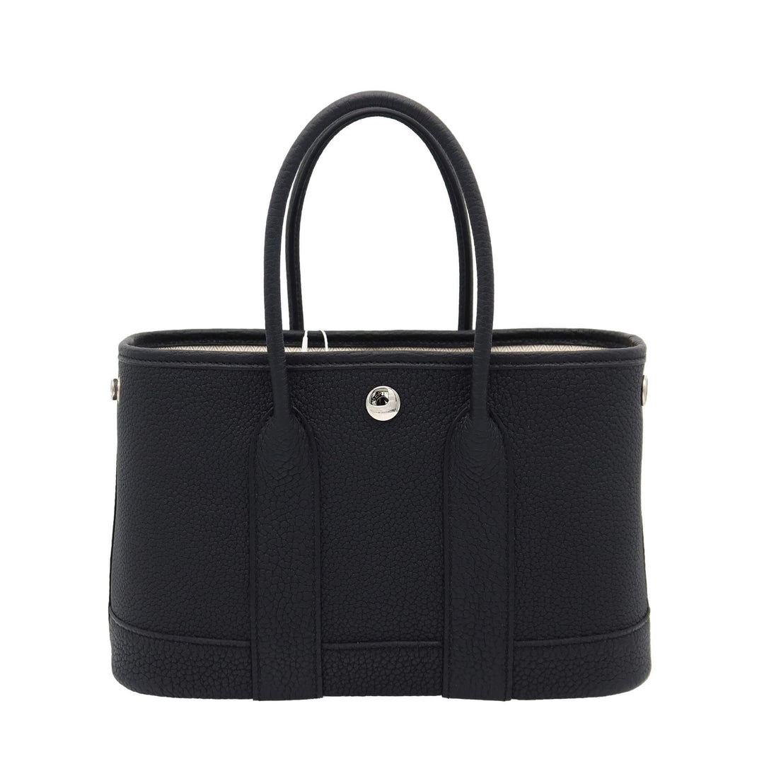 HERMES エルメス ガーデンパーティ ネオ ブラック ネゴンダ シルバー金具 K刻印