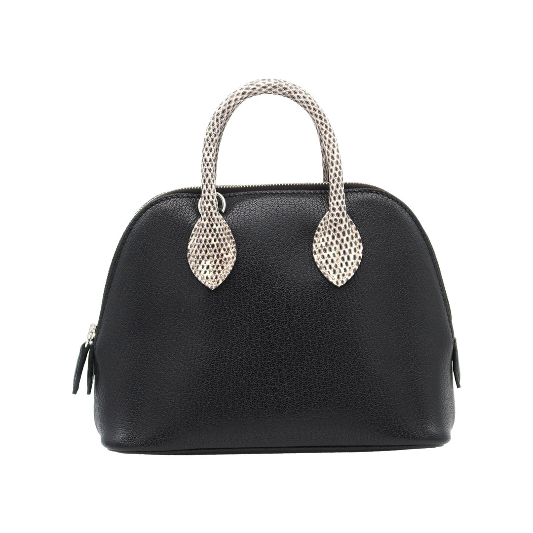 HERMES エルメス ボリード1923 ミニ ブラック リザード/シェーブルミゾル シルバー金具 K刻印 新品