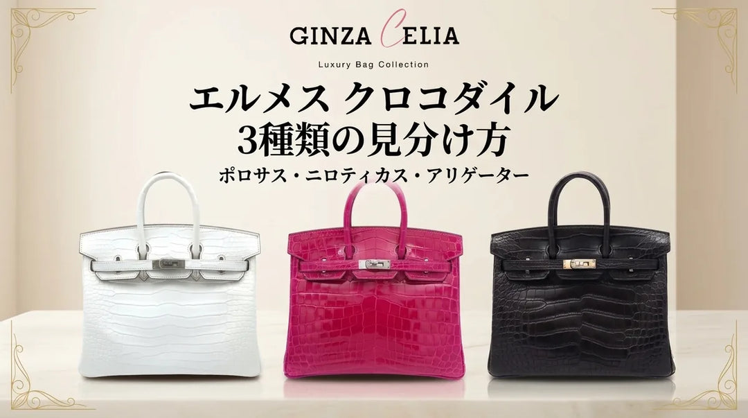 エルメスのクロコダイルとは？3種類の見分け方と価格を解説