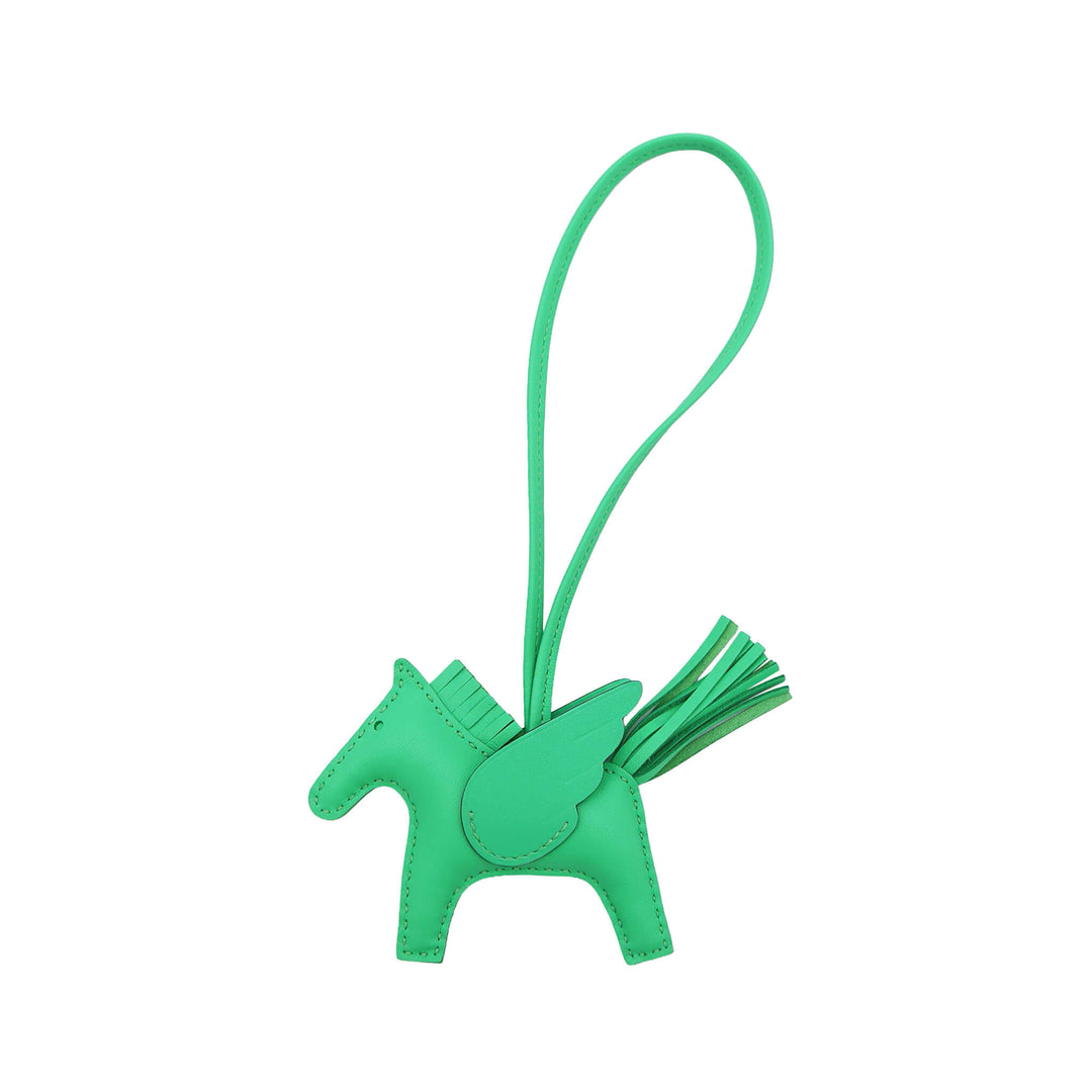 HERMÈS Charm Rodeo Pegasus Vert Comics Agneau Milo/Swift Stempel B