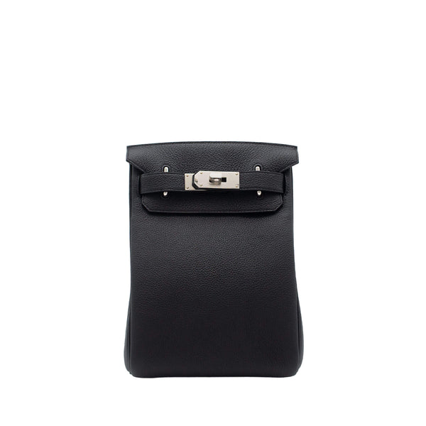 HERMES エルメス ケリーアッカド PM ブラック トゴ シルバー金具 G刻印