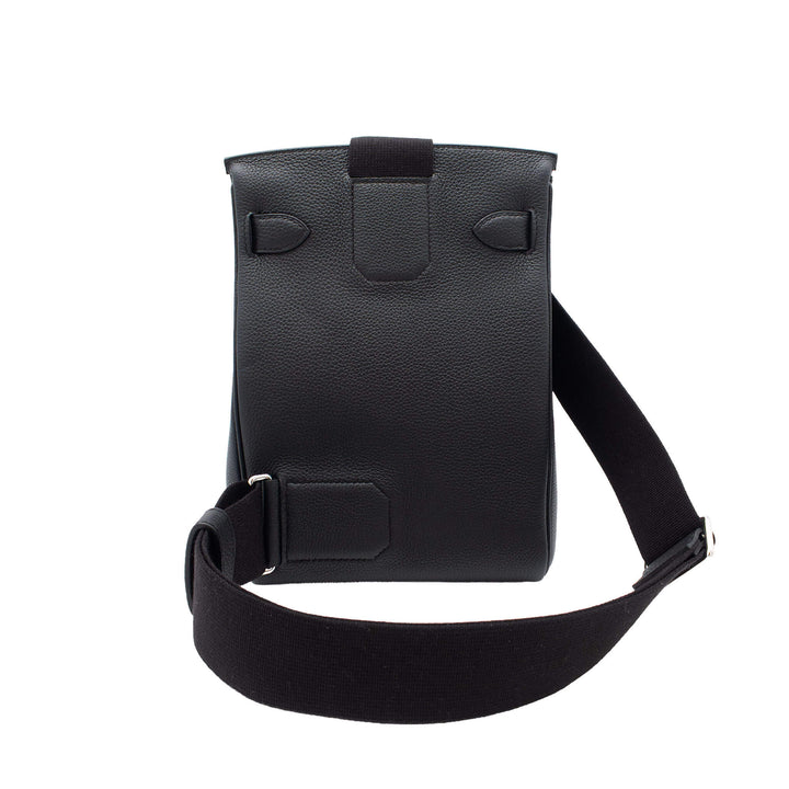HERMES エルメス ケリーアッカド PM ブラック トゴ シルバー金具 G刻印 - GINZA CELIA