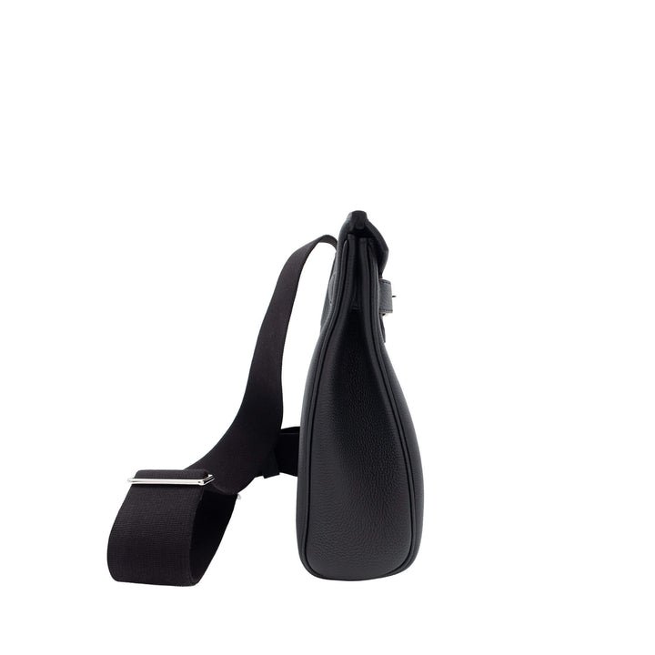 HERMES エルメス ケリーアッカド PM ブラック トゴ シルバー金具 G刻印 - GINZA CELIA
