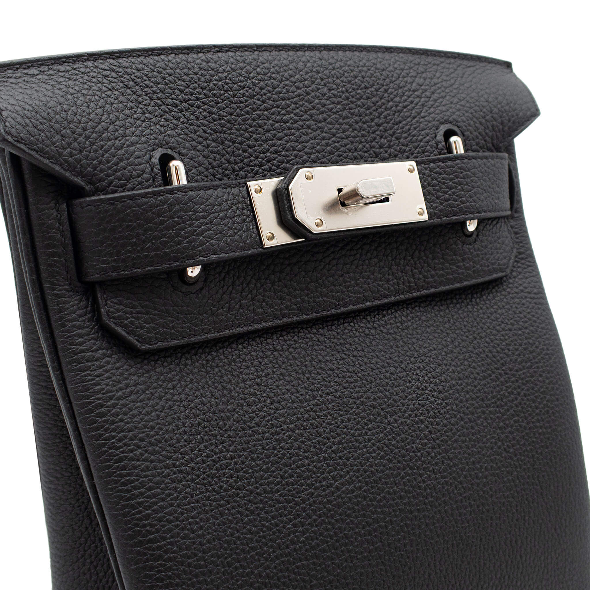 HERMES エルメス ケリーアッカド PM ブラック トゴ シルバー金具 G刻印