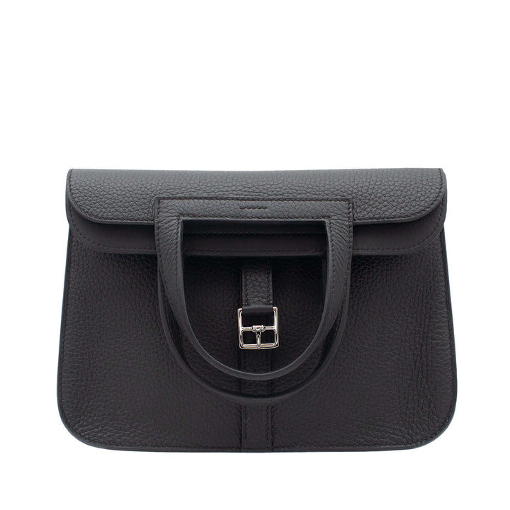 HERMES エルメス アルザン25 ブラック トリヨンクレマンス シルバー金具 G刻印 - GINZA CELIA