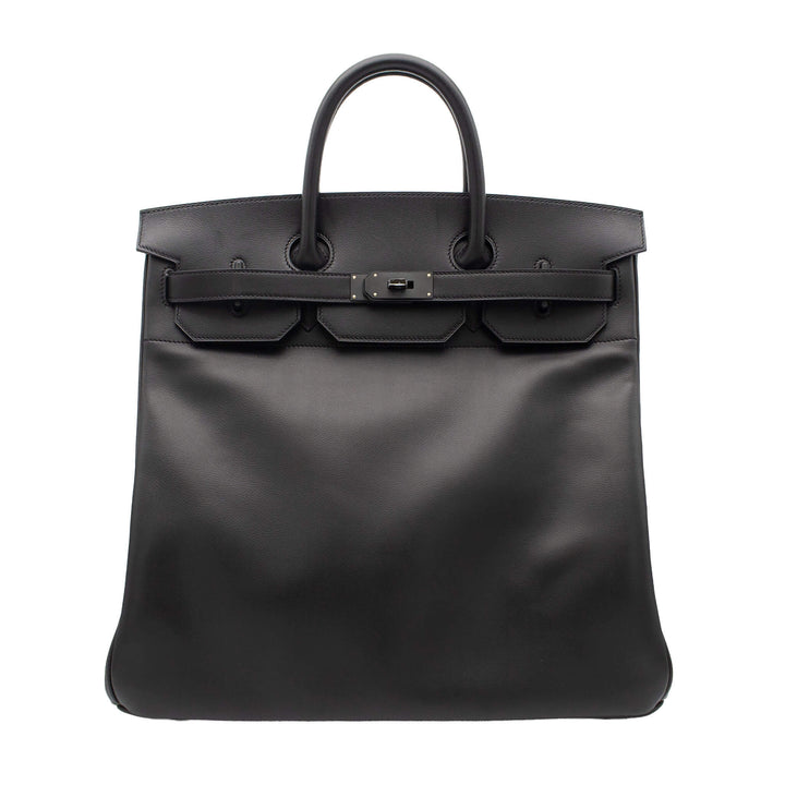 HERMES エルメス オータクロア40 ブラック エバーグリーン モノクローム金具 G刻印 - GINZA CELIA