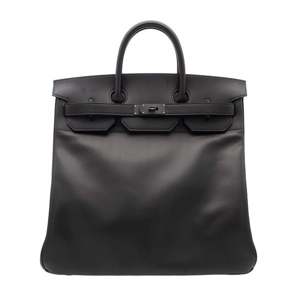 HERMES エルメス オータクロア40 ブラック エバーグリーン