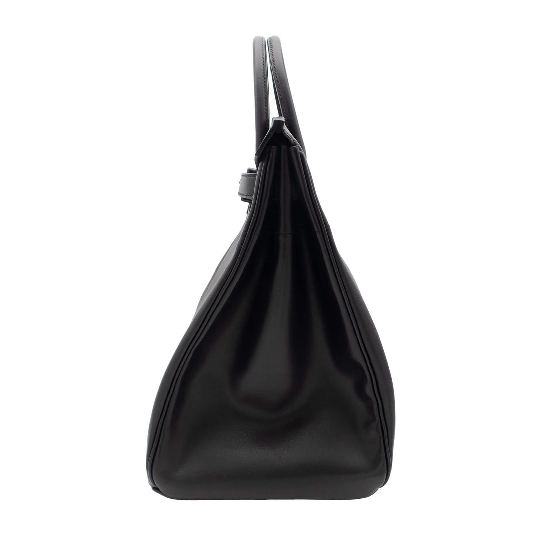 HERMES エルメス オータクロア40 ブラック エバーグリーン モノクローム金具 G刻印 - GINZA CELIA