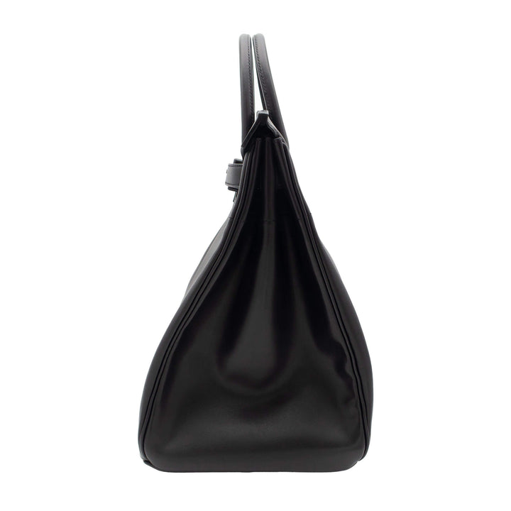 HERMES エルメス オータクロア40 ブラック エバーグリーン モノクローム金具 G刻印 - GINZA CELIA