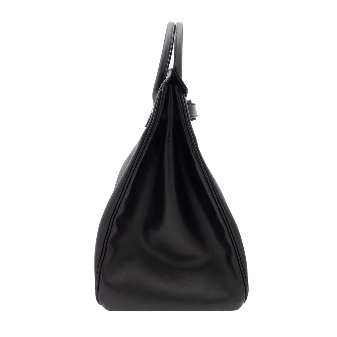 HERMES エルメス オータクロア40 ブラック エバーグリーン モノクローム金具 G刻印 - GINZA CELIA