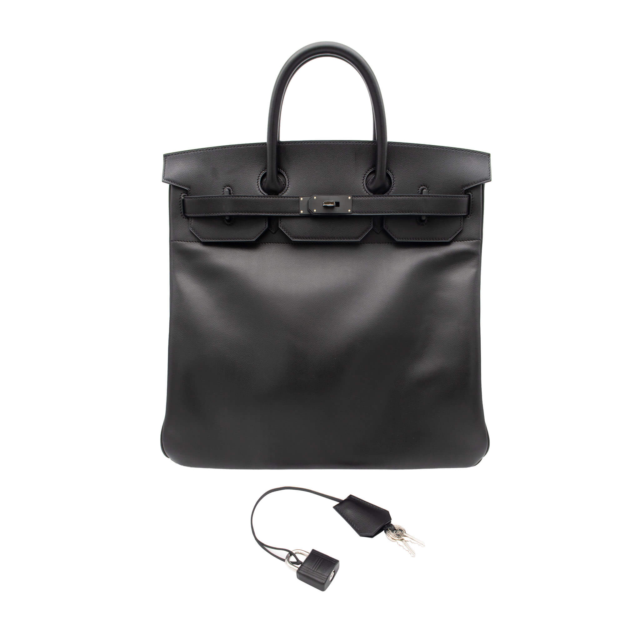 HERMES エルメス オータクロア40 ブラック エバーグリーン
