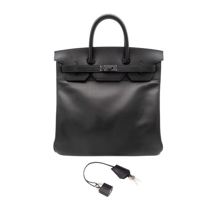 HERMES エルメス オータクロア40 ブラック エバーグリーン モノクローム金具 G刻印 - GINZA CELIA