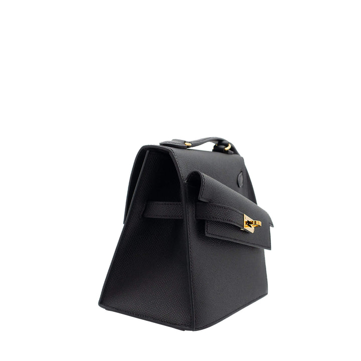 HERMES エルメス ケリー デゾルドル ブラック エプソン ゴールド金具 U刻印