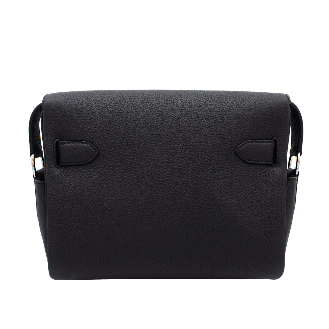 HERMÈS Kelly Messenger PM Black Togo PHW Stempel K