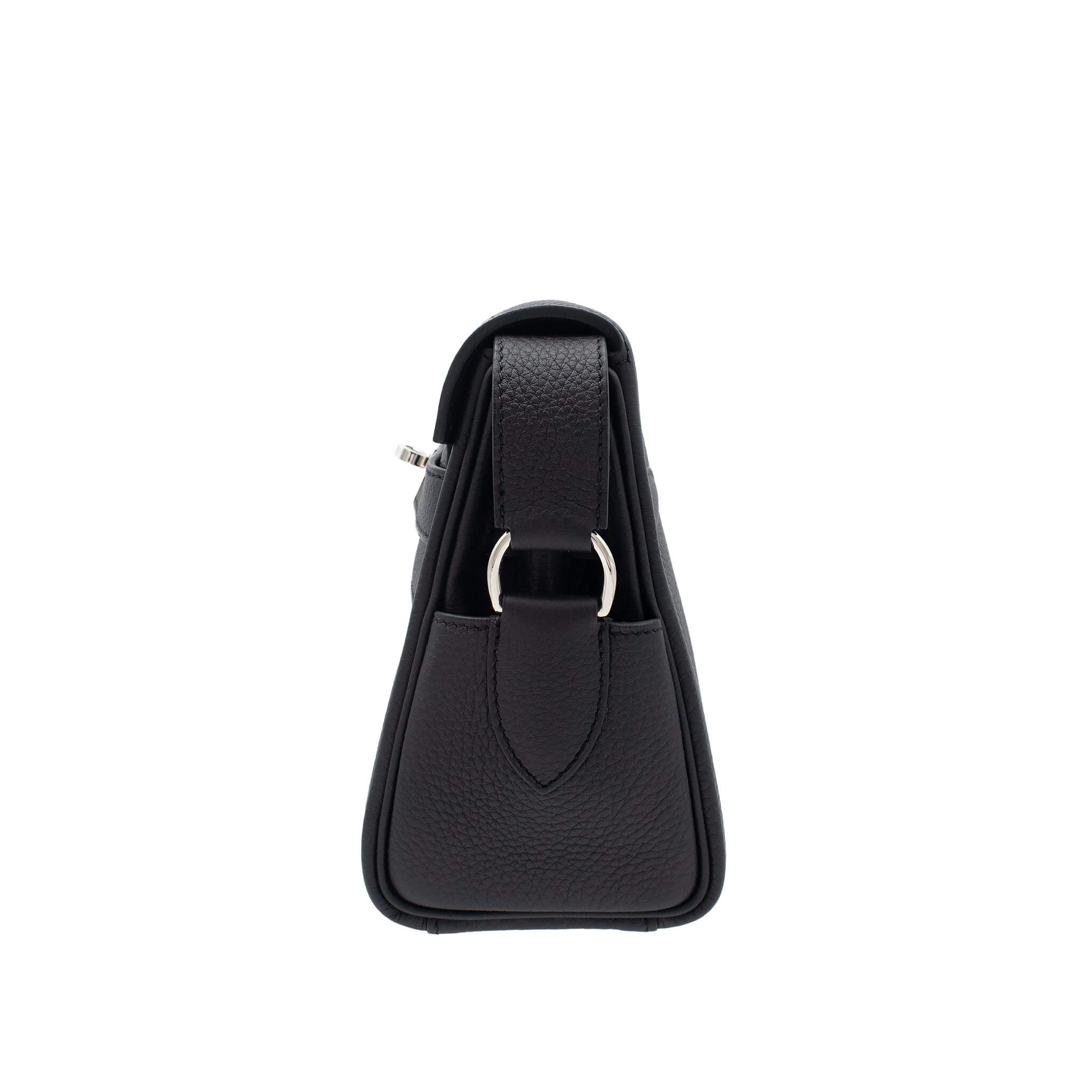 HERMES エルメス ケリー メッセンジャーPM ブラック トゴ シルバー金具