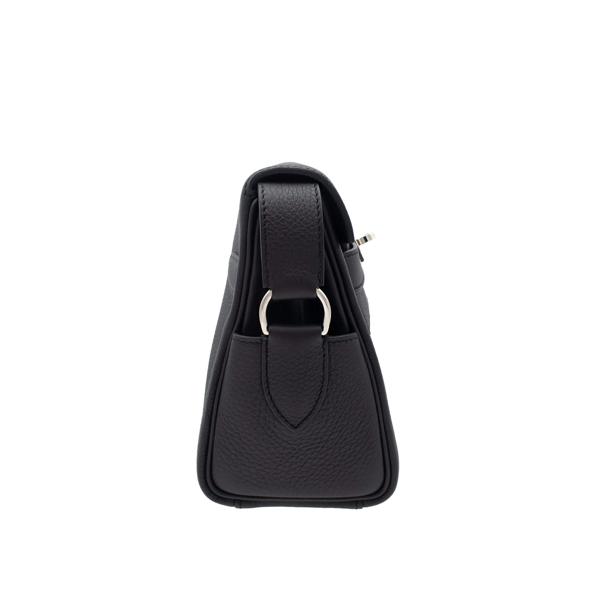 HERMES エルメス ケリー メッセンジャーPM ブラック トゴ シルバー金具