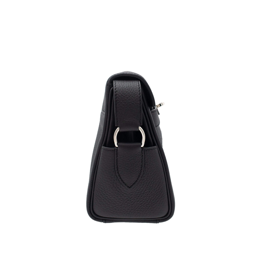 HERMÈS Kelly Messenger PM Black Togo PHW Stempel K