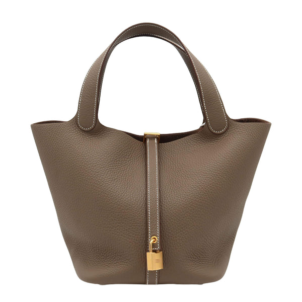 HERMES エルメス ピコタンロックPM トリヨンクレマンス エトゥープ hermes-ginzacelia-