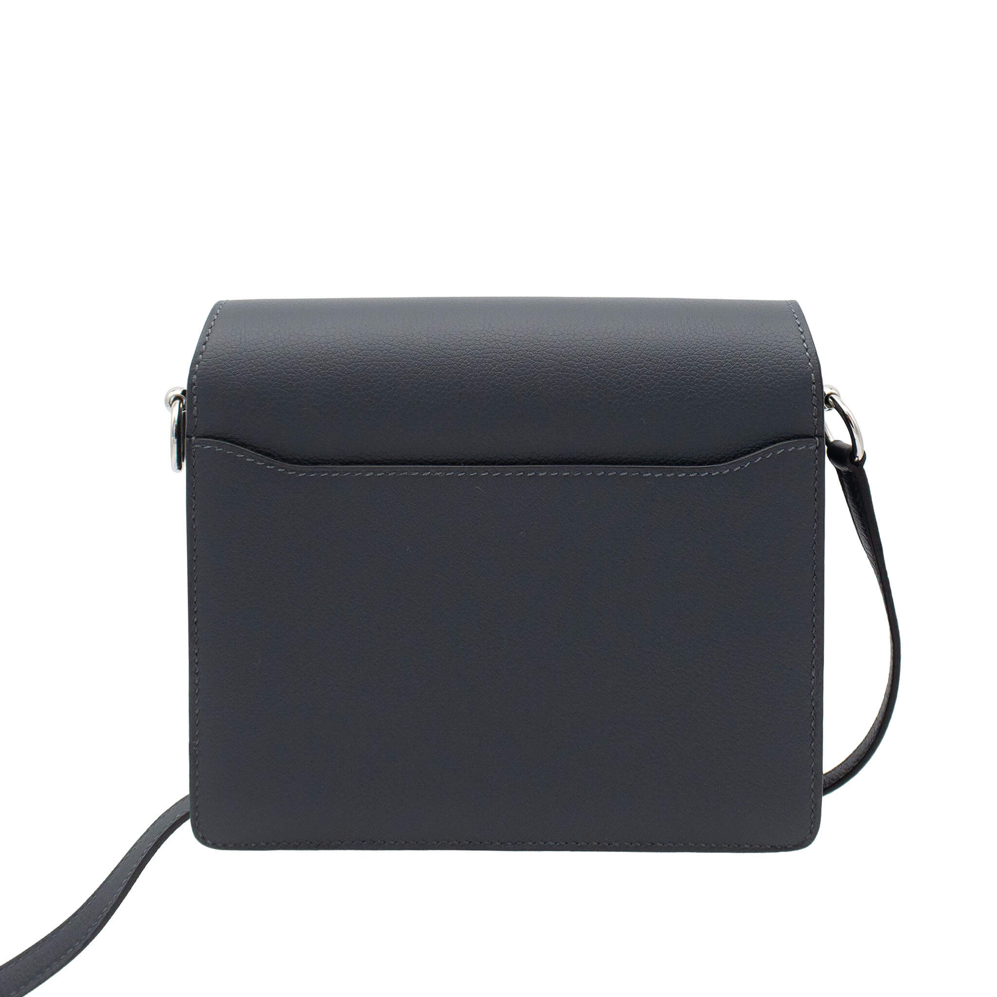 HERMES エルメス ルリ ミニ グリミスティ エバーカラー シルバー金具 W刻印