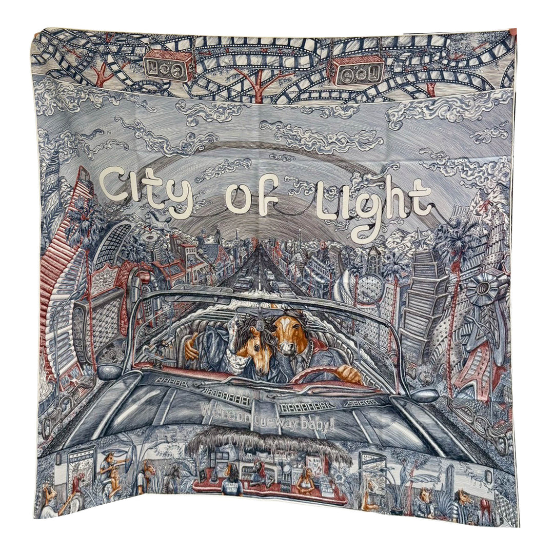 Hermès Carré 90 "City of Light"