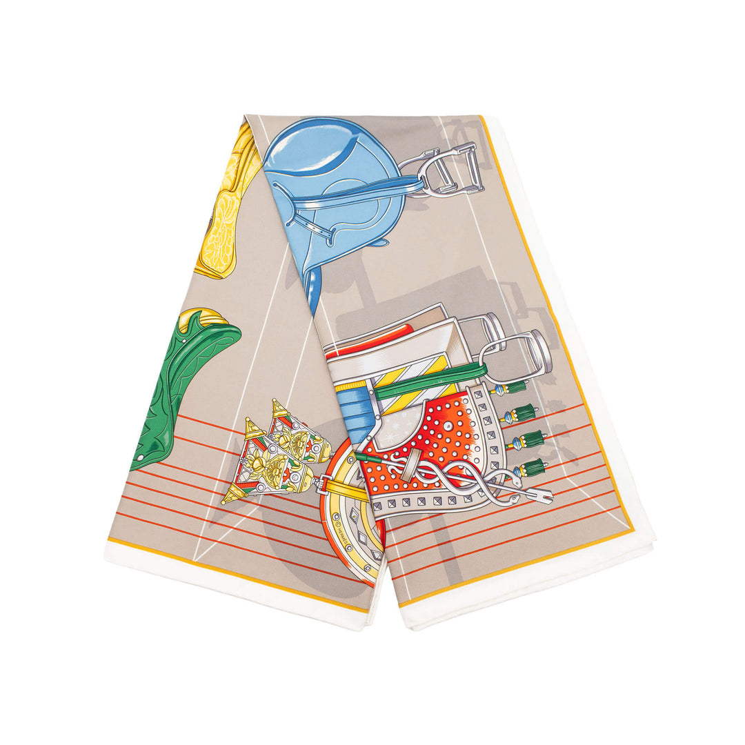 HERMES エルメス カレ90 シルクスカーフ
