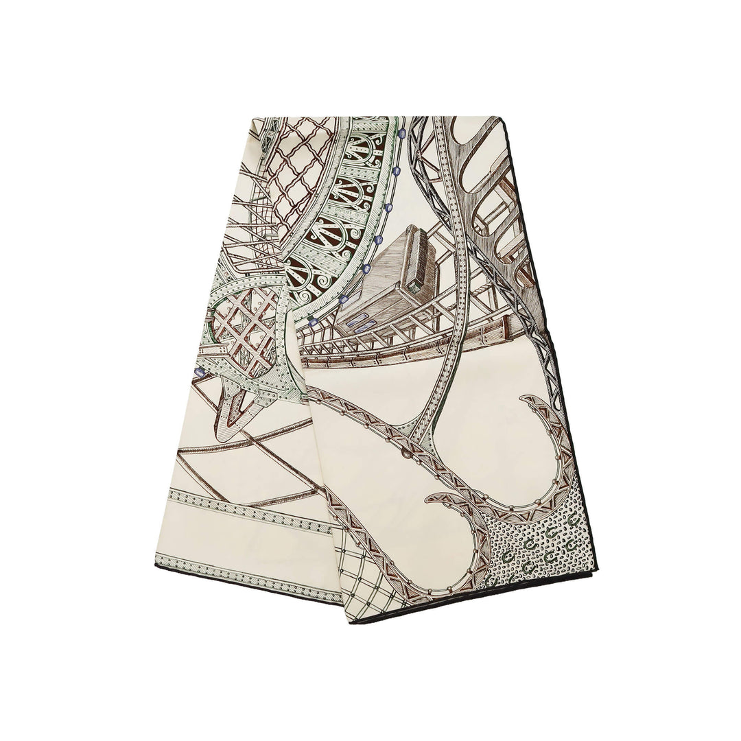 HERMES エルメス カレ90 シルクスカーフ