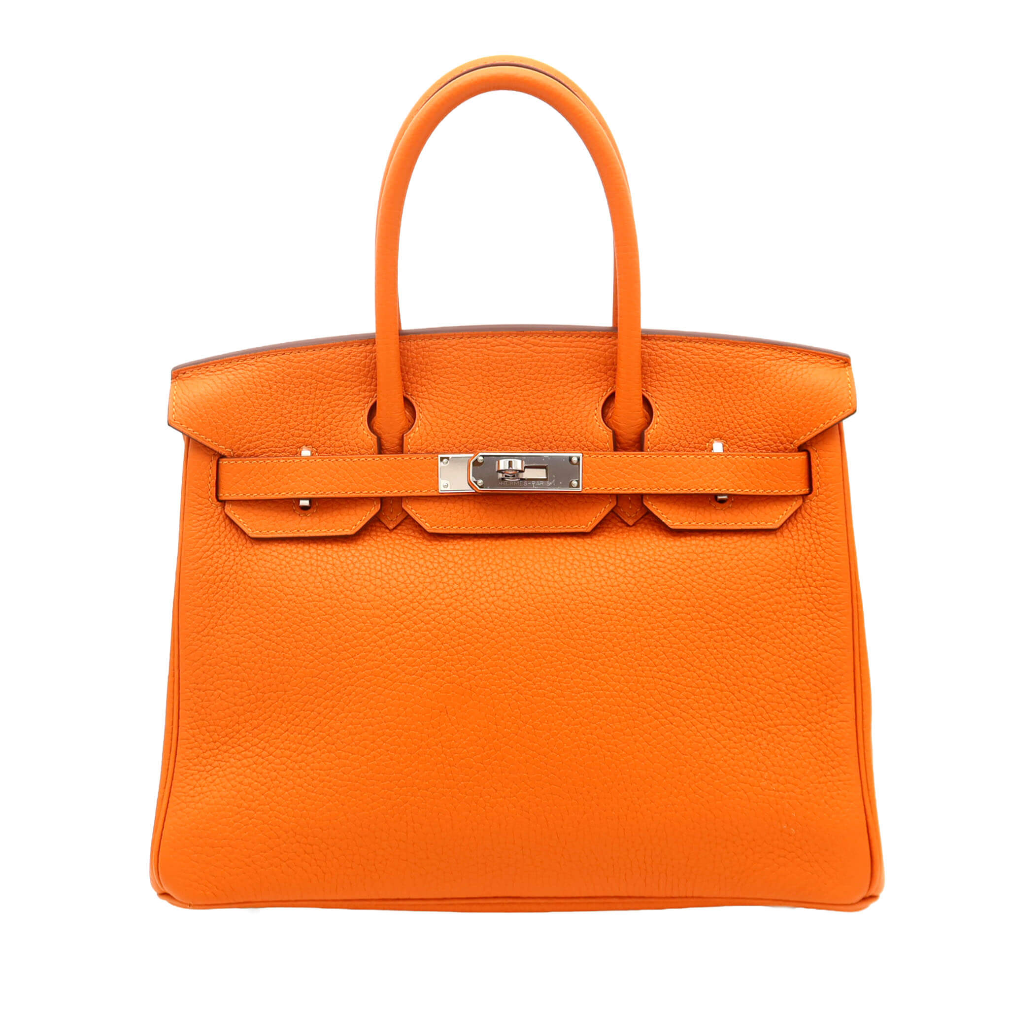 HERMES エルメス バーキン 30 アプリコット トゴ シルバー金具 C 刻印
