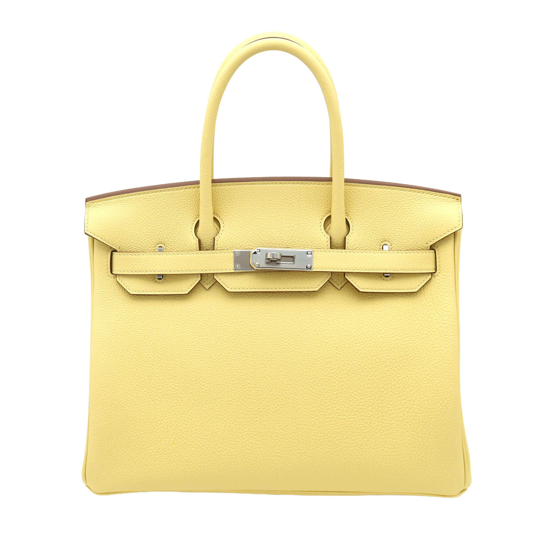 HERMES  エルメス  バーキン 30  ジョーヌプッサン  トゴ  シルバー金具  G 刻印 - GINZA CELIA