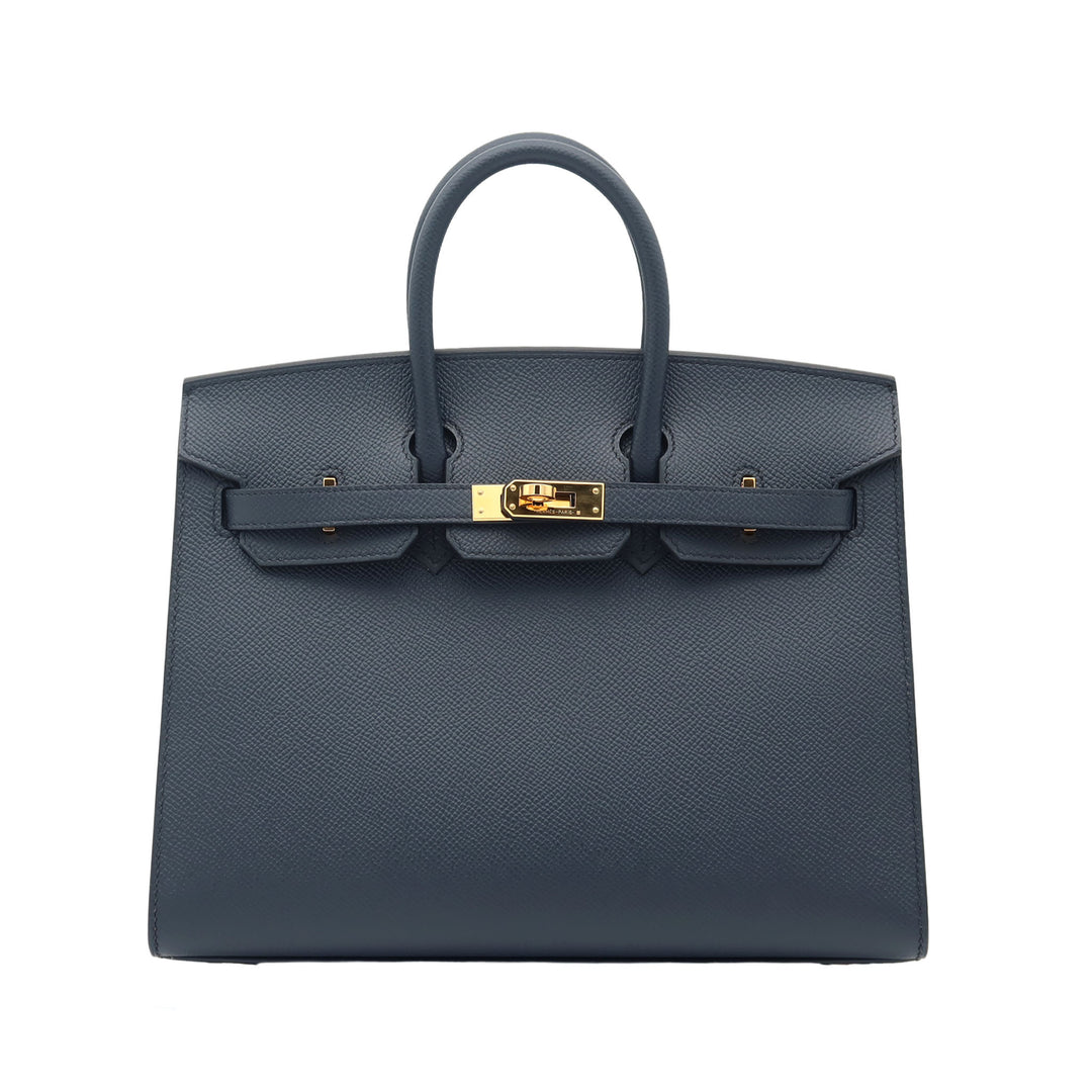 HERMES  エルメス  バーキン 25  セリエ  ブルーインディゴ  エプソン  ゴールド金具  U 刻印 - GINZA CELIA