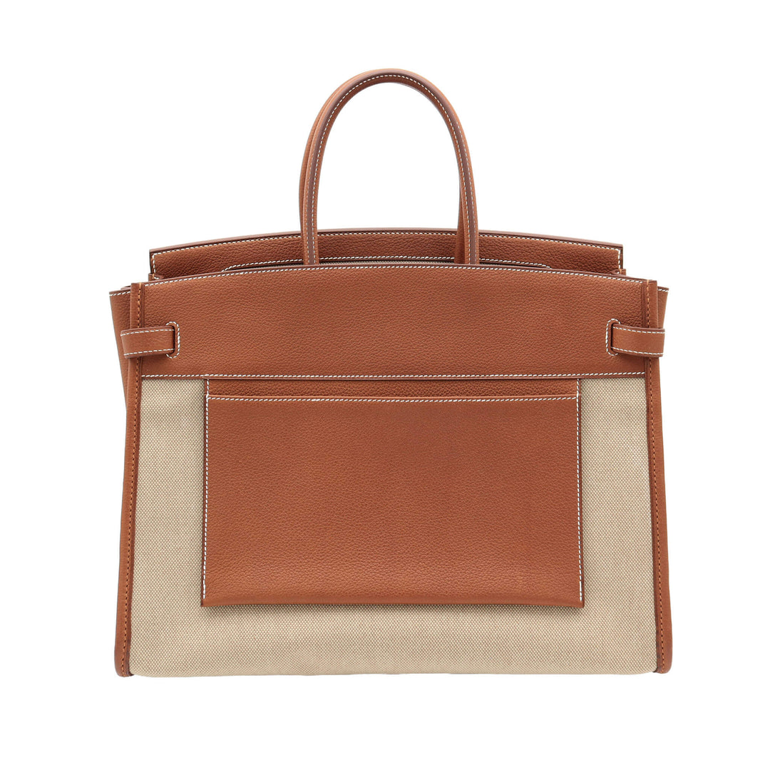 HERMES  エルメス  バーキン 35  アランヴェール  フォーブル  ヴァレニア  トワル  シルバー金具  K 刻印