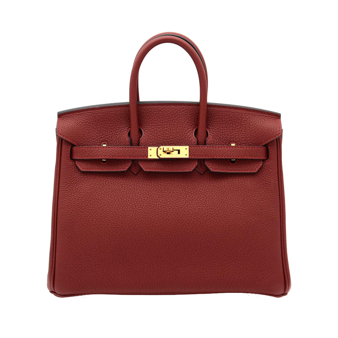 Hermès Birkin 25 Rouge H Togo GHW Stempel G