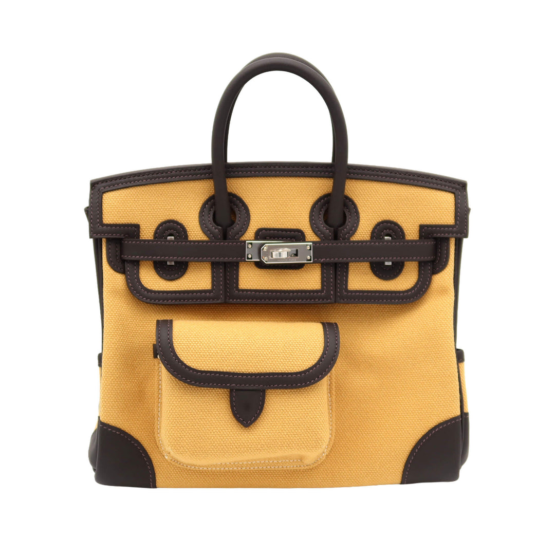 HERMES  エルメス  バーキン 25  カーゴ  バイブルン  マイス  トワル  スイフト  シルバー金具  G 刻印 - GINZA CELIA