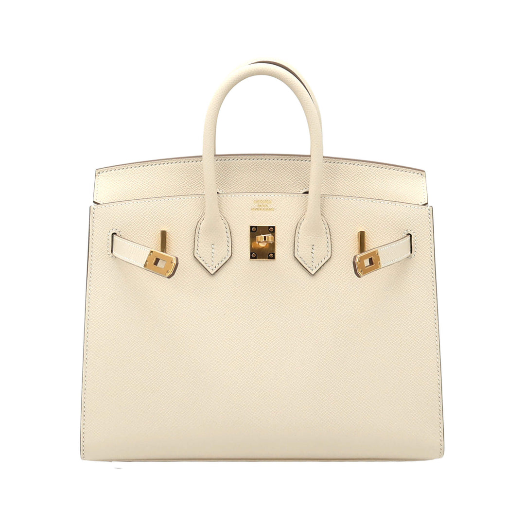 HERMES  エルメス  バーキン 25  セリエ  クレ  エプソン  ゴールド金具  W 刻印 - GINZA CELIA