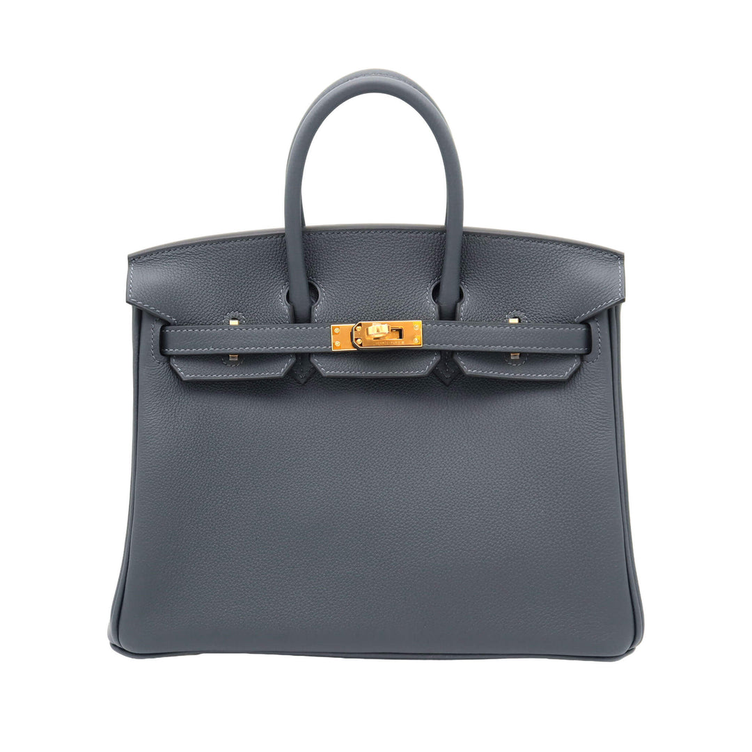 HERMES エルメス バーキン25 グリミスティ トゴ ゴールド金具 G刻印