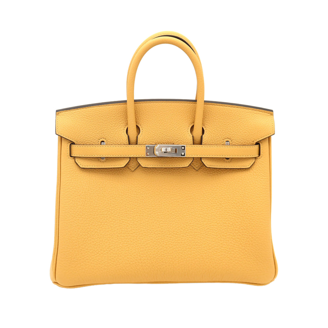 HERMES  エルメス  バーキン 25  パイユ  トゴ  シルバー金具  G 刻印 - GINZA CELIA