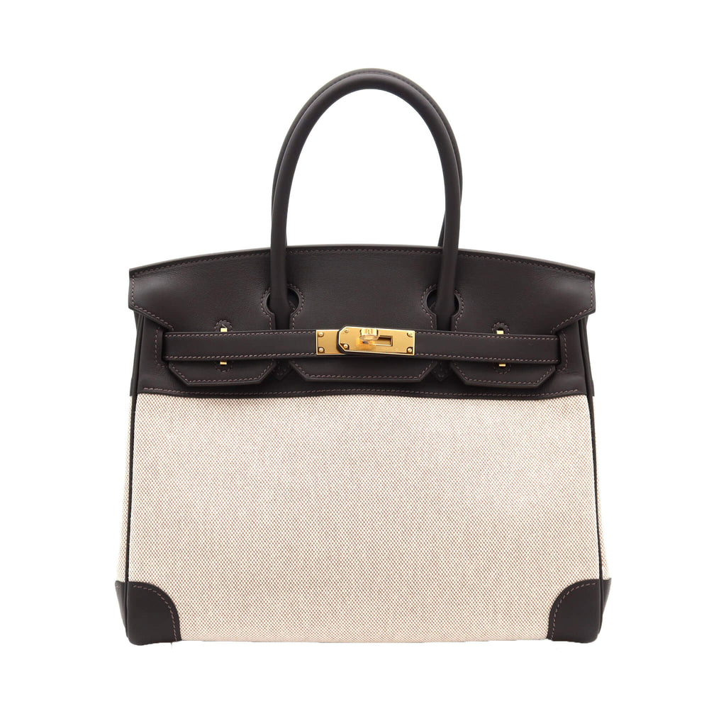 HERMES エルメス バーキン 30 バイブルン スイフト トワル ゴールド