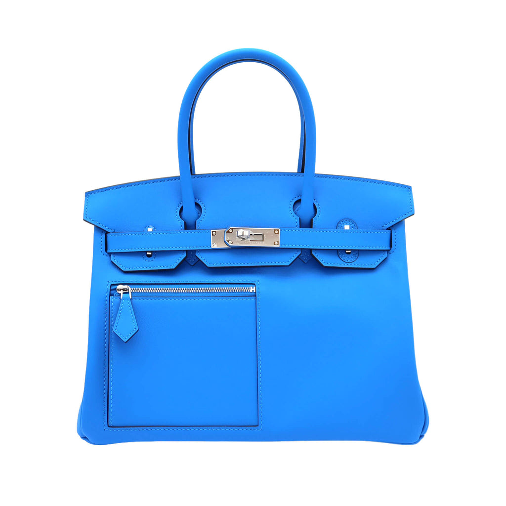 HERMES エルメス バーキン 30 カラーマティック ニューブルーイドラ