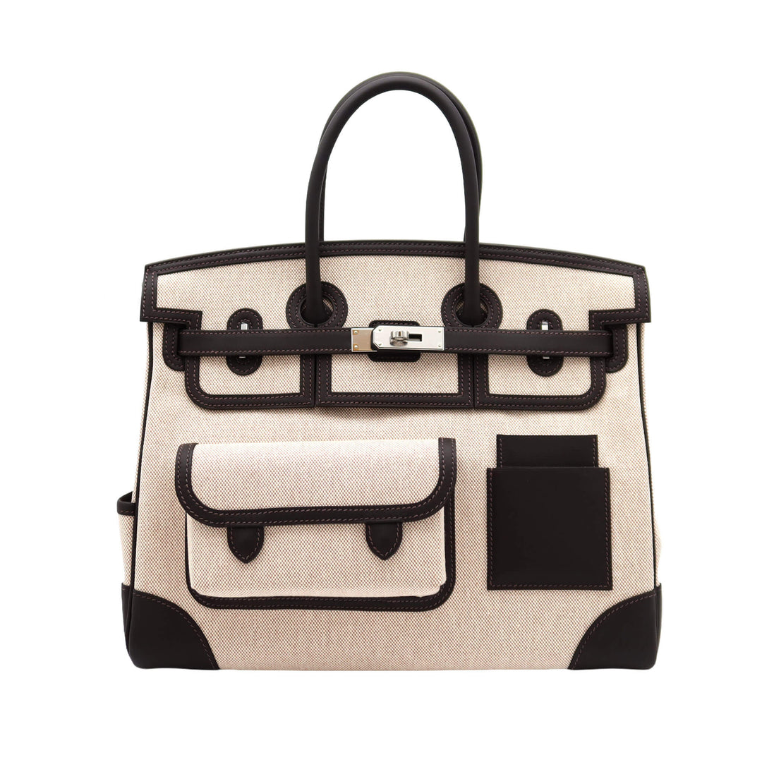 HERMES  エルメス  バーキン 35  カーゴ  バイブルン  スイフト  トワル  シルバー金具  K 刻印