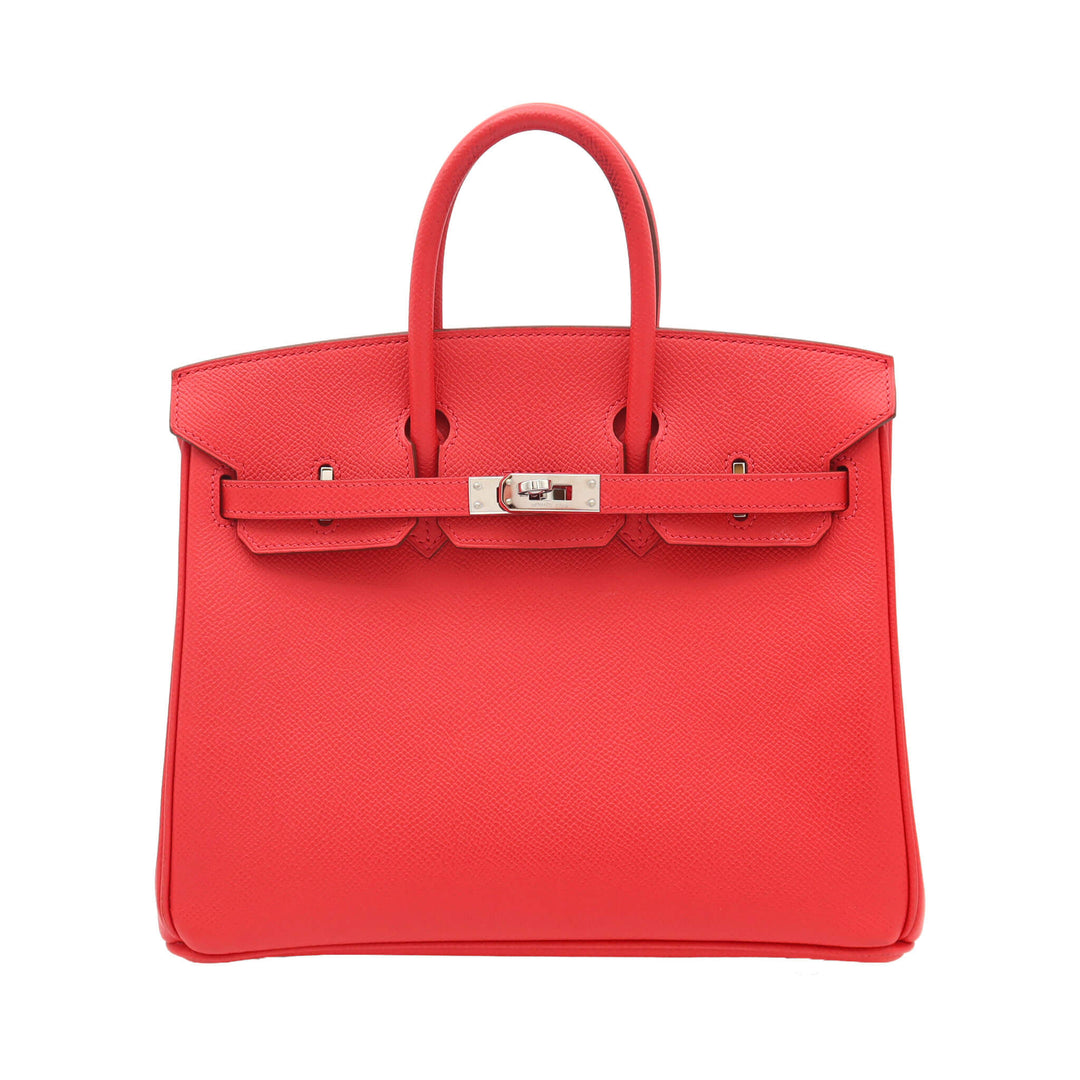 HERMES  エルメス  バーキン 25  ブーゲンビリア  エプソン  シルバー金具  ◻O 刻印 - GINZA CELIA