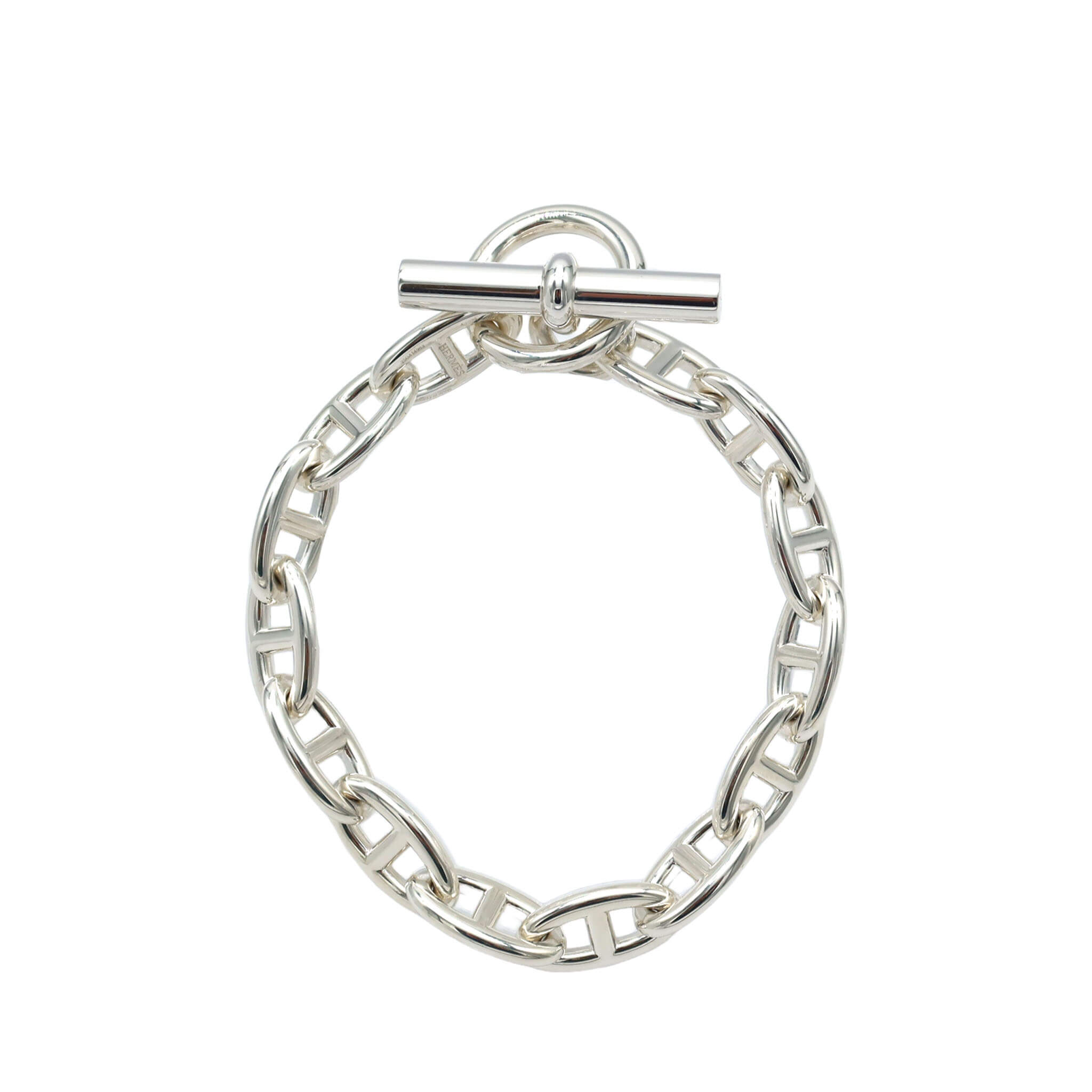 HERMES エルメス ブレスレット シェーヌダンクル GM/14コマ
