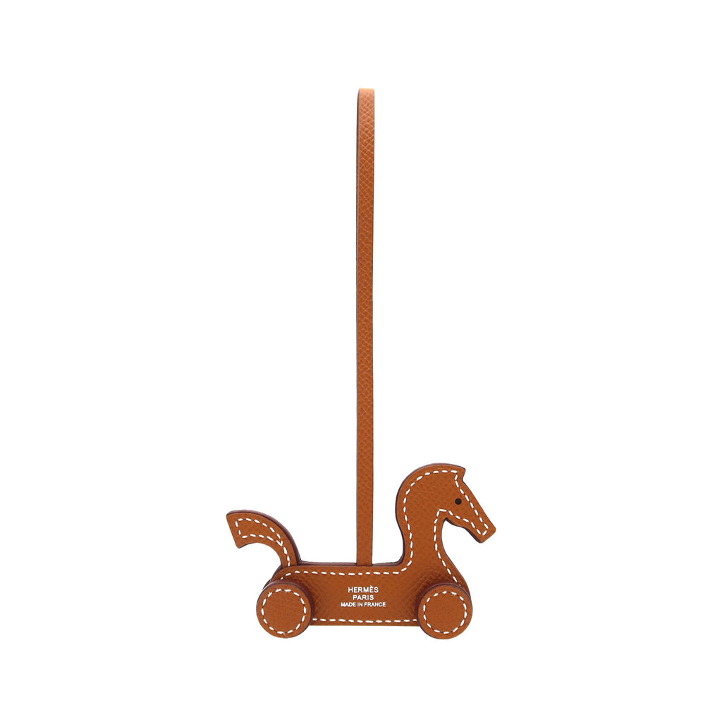 HERMES ゴールド 型チャーム 箱付き エルメス HERMES エルメス チャーム シュヴァル アルーレット ゴールド エプソン