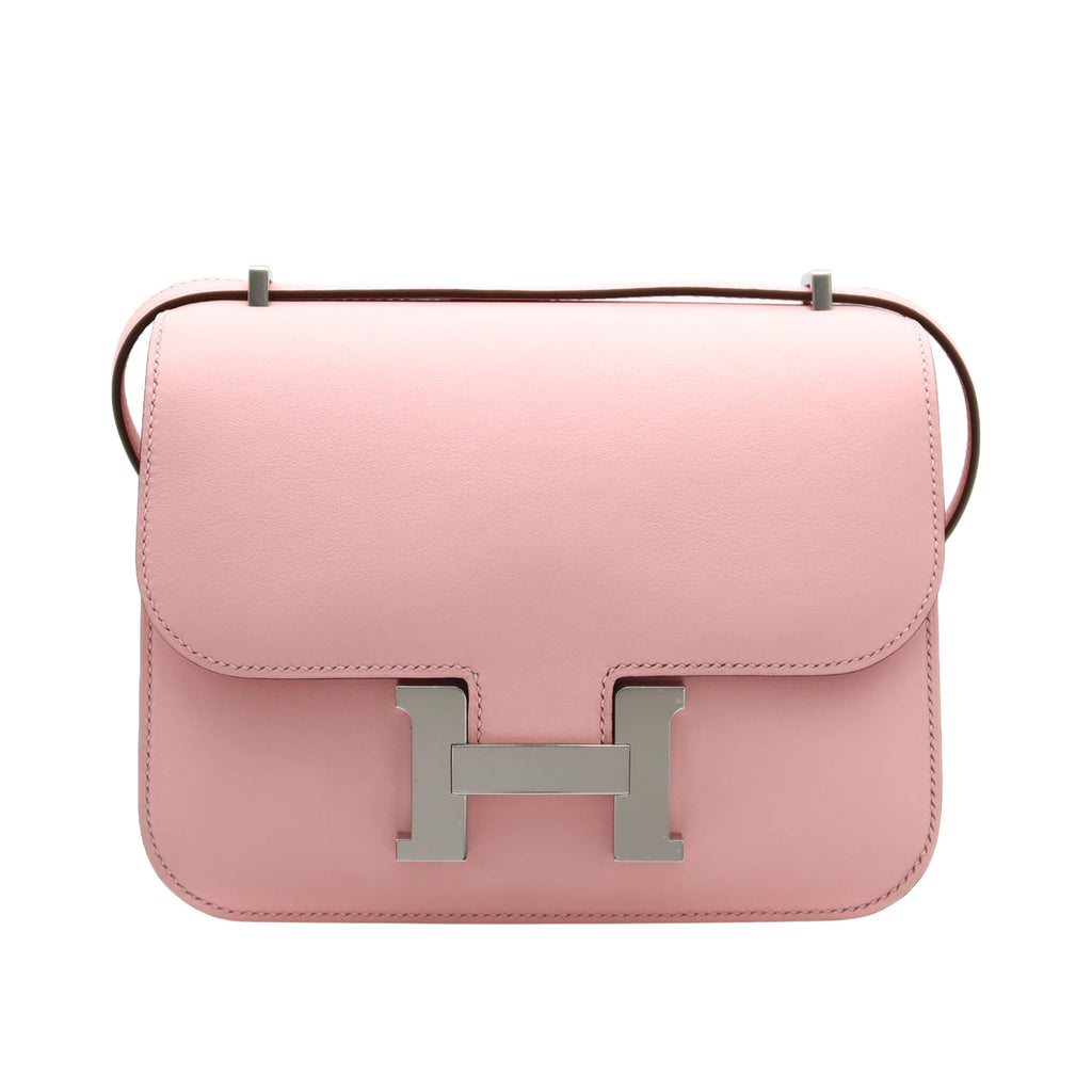 HERMES 新古品 コンスタンス スリム ローズメキシコ Z刻印 コンスタンス 19 ミロワール ローズサクラ スイフト シルバー金具 W