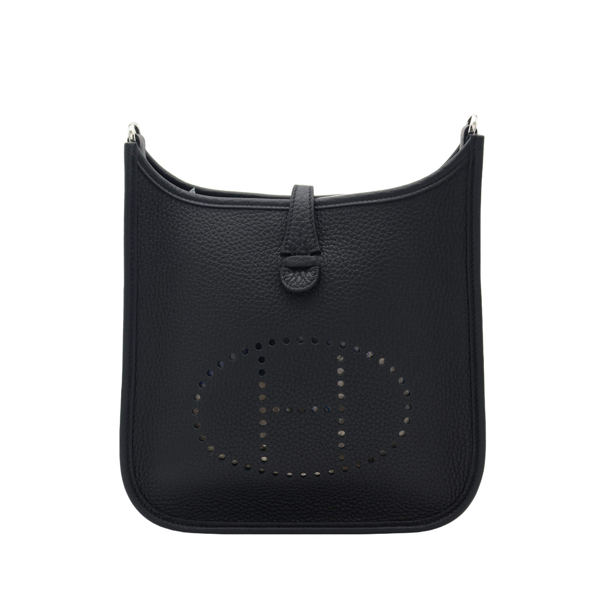 HERMES エルメス エブリン23 ブラック トリヨンクレマンス シルバー