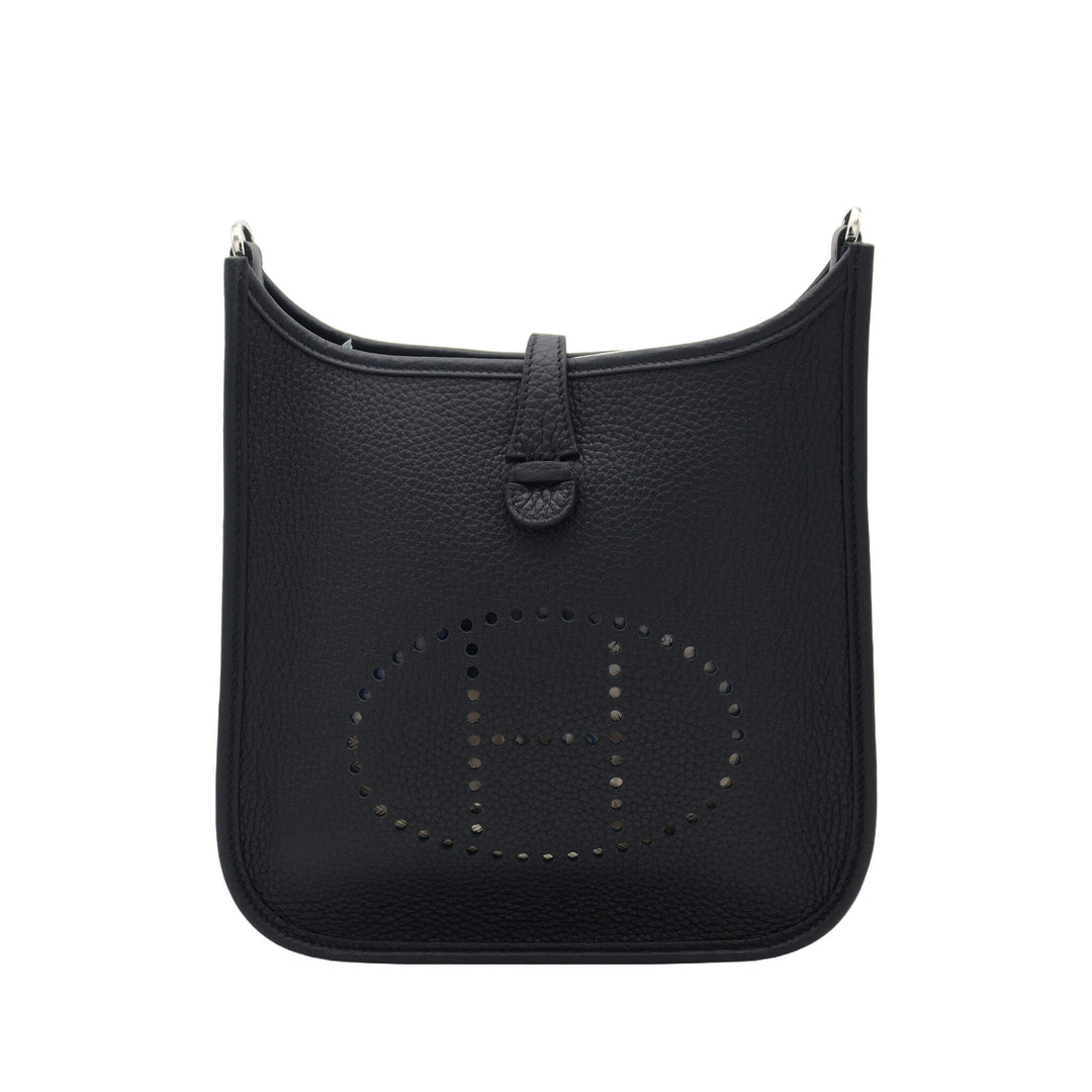 HERMES  エルメス  エブリン  23  ブラック  トリヨンクレマンス  シルバー金具  K 刻印 - GINZA CELIA