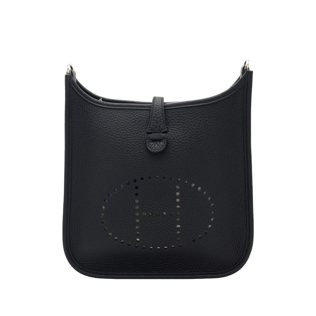 HERMES エルメス エブリン23 ブラック トリヨンクレマンス シルバー