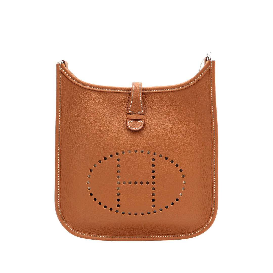 HERMES  エルメス  エブリン 23  ゴールド  トリヨンクレマンス  シルバー金具  G 刻印