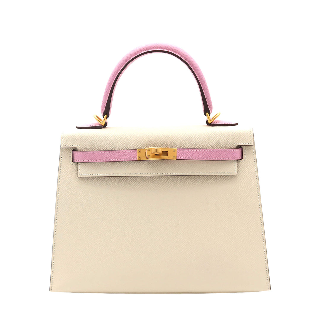 HERMES  エルメス  ケリー 25   SPO  クレ  モーヴシルベストル  エプソン  マットゴールド金具  U 刻印 - GINZA CELIA