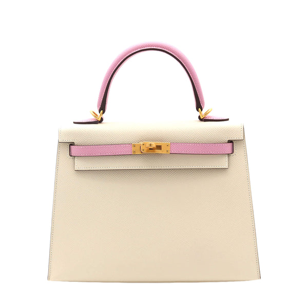 HERMES エルメス ケリー 25 SPO セリエ クレ モーヴシルベストル