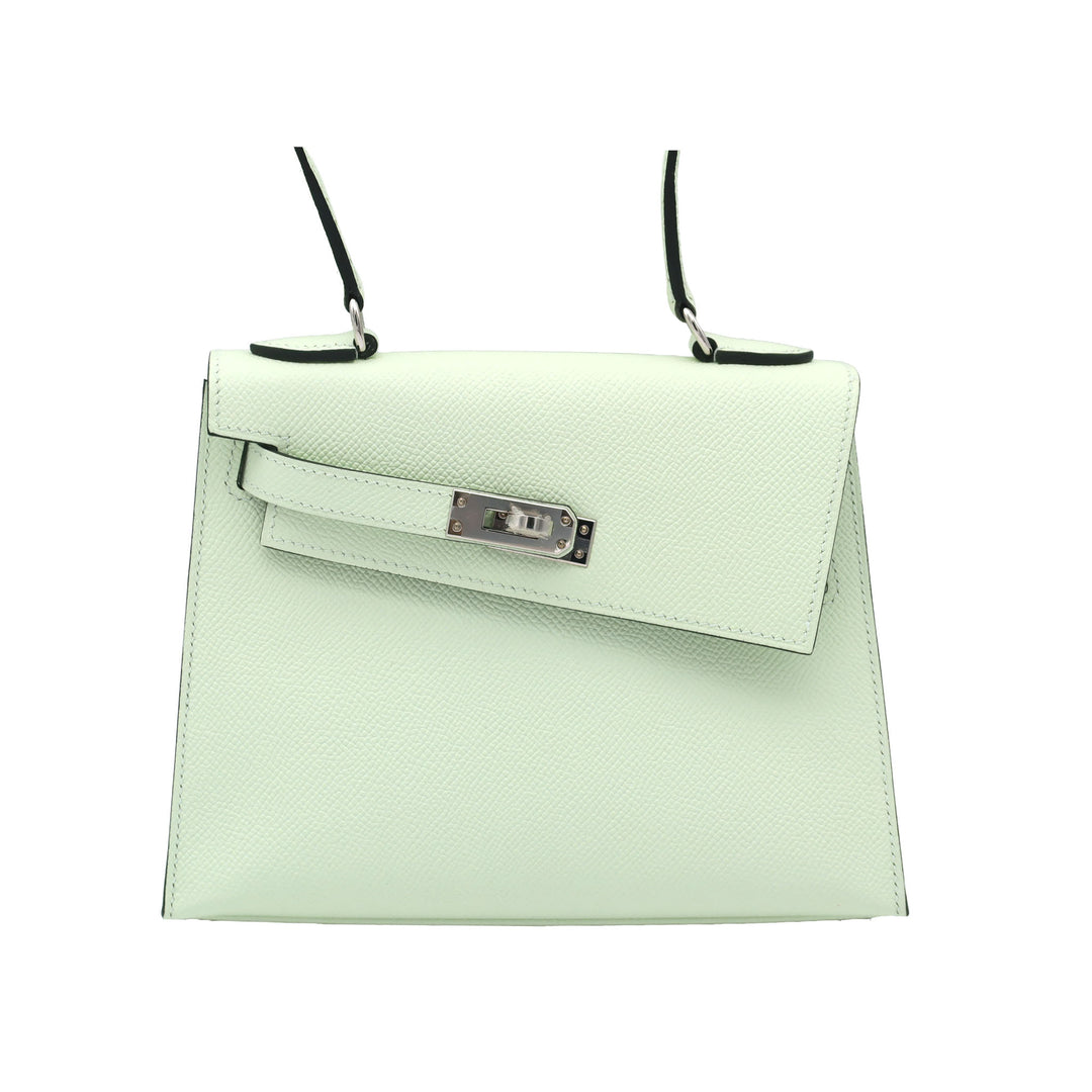 HERMES Kelly Disorder Veil Fizz Epson Palladium  Hardware Stamp - GINZA CELIA