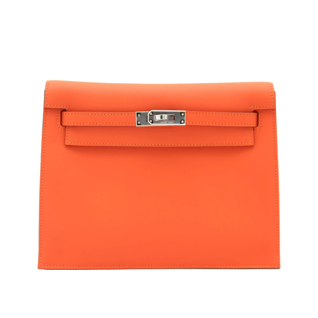 HERMES  エルメス  ケリーダンス  オレンジポピー  スイフト  シルバー金具  K 刻印 - GINZA CELIA